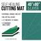40" x 80" Self-Healing Cutting Mat 5-Ply - Double-Sided Green/Black Craft Mat, Non-Slip Cutting Mats for Crafts, Sewing, Quilting, Scrapbooking
